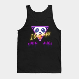 Cute Panda Cyberpunk - I Love Naps - Kawaii Panda #11 Tank Top